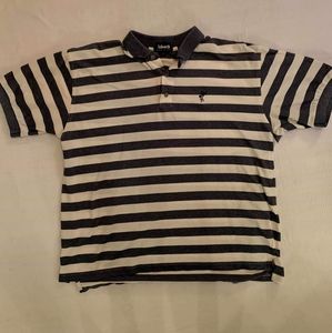 👽Ashworth Made In America XL Polo BlackAnd White